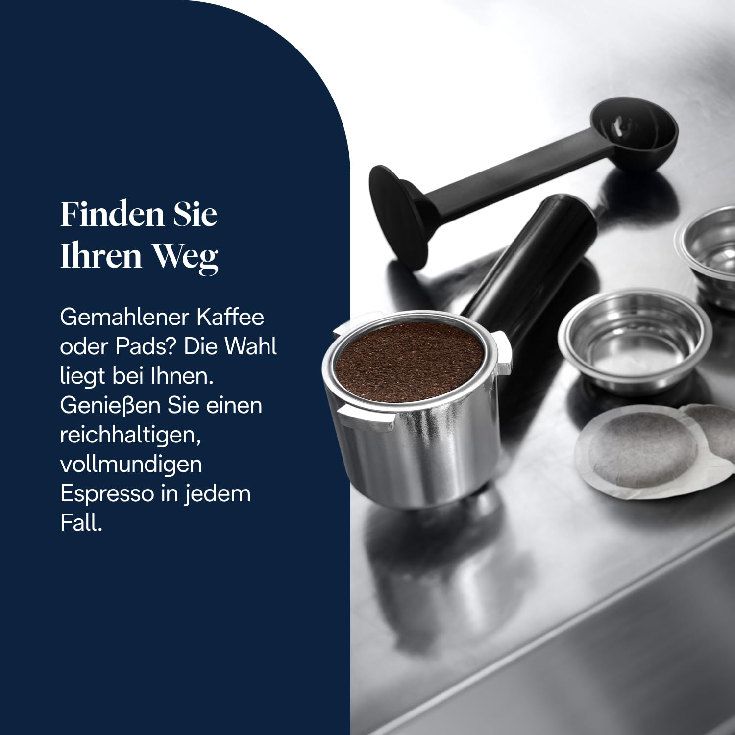 De'Longhi Dedica Duo - Perfetto Kompakte Siebträgermaschine Espressomaschine mit Soft-Touch-Icons, manuellem Milchaufschäumer für Espresso, Cappuccino und Cold Brew, 15cm breit, Metall (EC890.M)