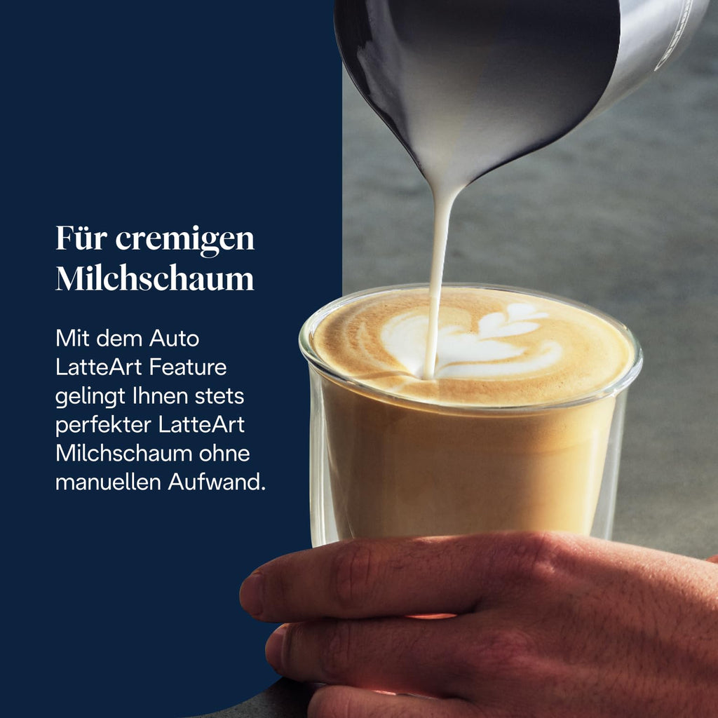 De'Longhi Siebträgermaschine La Specialista Arte EC9155.MB, Espressomaschine mit Mahlwerk, 8 Mahlgrade, 15 Bar, 3 Temperaturen, Milchschaumdüse, 1550W, 1,7L Tank, Edelstahl/Schwarz inkl. Barista-Kit