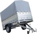 UNITRAILER Kipphänger 230 750 kg – Verzinkter Stahl, Klappbare Heckklappe, Kippbare Deichsel & Optionale Hochplane