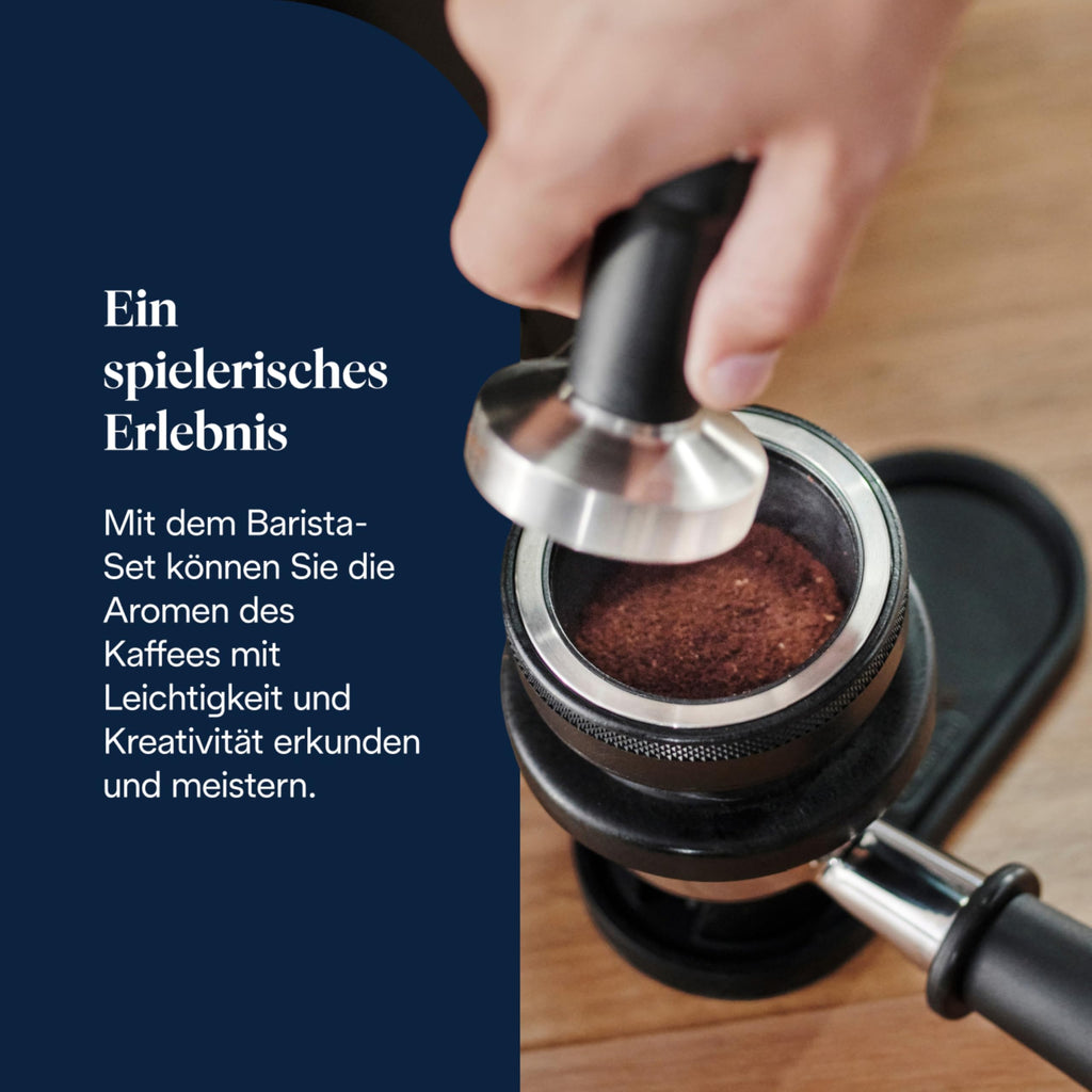 De'Longhi Siebträgermaschine La Specialista Arte EC9155.MB, Espressomaschine mit Mahlwerk, 8 Mahlgrade, 15 Bar, 3 Temperaturen, Milchschaumdüse, 1550W, 1,7L Tank, Edelstahl/Schwarz inkl. Barista-Kit